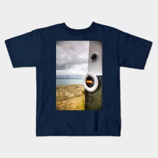 Mevagissey Lighthouse, Cornwall, UK Kids T-Shirt